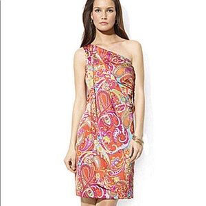 🔥PRICE DROP🔥NWT Ralph Lauren One Shoulder Dress